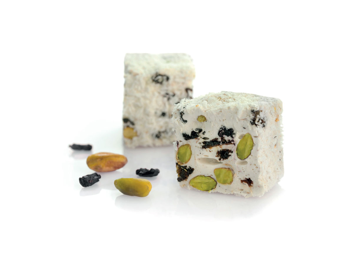 Sultan Delight & Grape Coated With Coconut || Mediterranean Specialty Foods Inc. | Special Turkish Delights, Extra Turkish Delights, Chocolate Delights, Cezerye, Seasoned Turkish Delights, Fruit Delights, Sujuk and Wrapped Turkish Delights and All Variety Turkish Delights