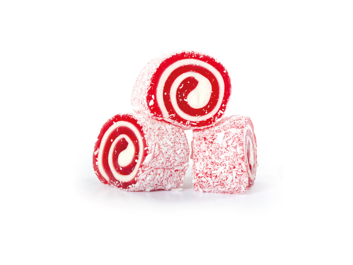 Pomegranate flavored Turkish Delight || Mediterranean Specialty Foods Inc. | Special Turkish Delights, Extra Turkish Delights, Chocolate Delights, Cezerye, Seasoned Turkish Delights, Fruit Delights, Sujuk and Wrapped Turkish Delights and All Variety Turkish Delights