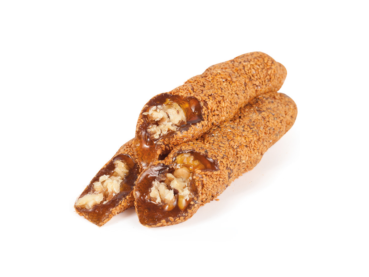 Walnut Delight Coated With Sesame || Mediterranean Specialty Foods Inc. | Special Turkish Delights, Extra Turkish Delights, Chocolate Delights, Cezerye, Seasoned Turkish Delights, Fruit Delights, Sujuk and Wrapped Turkish Delights and All Variety Turkish Delights